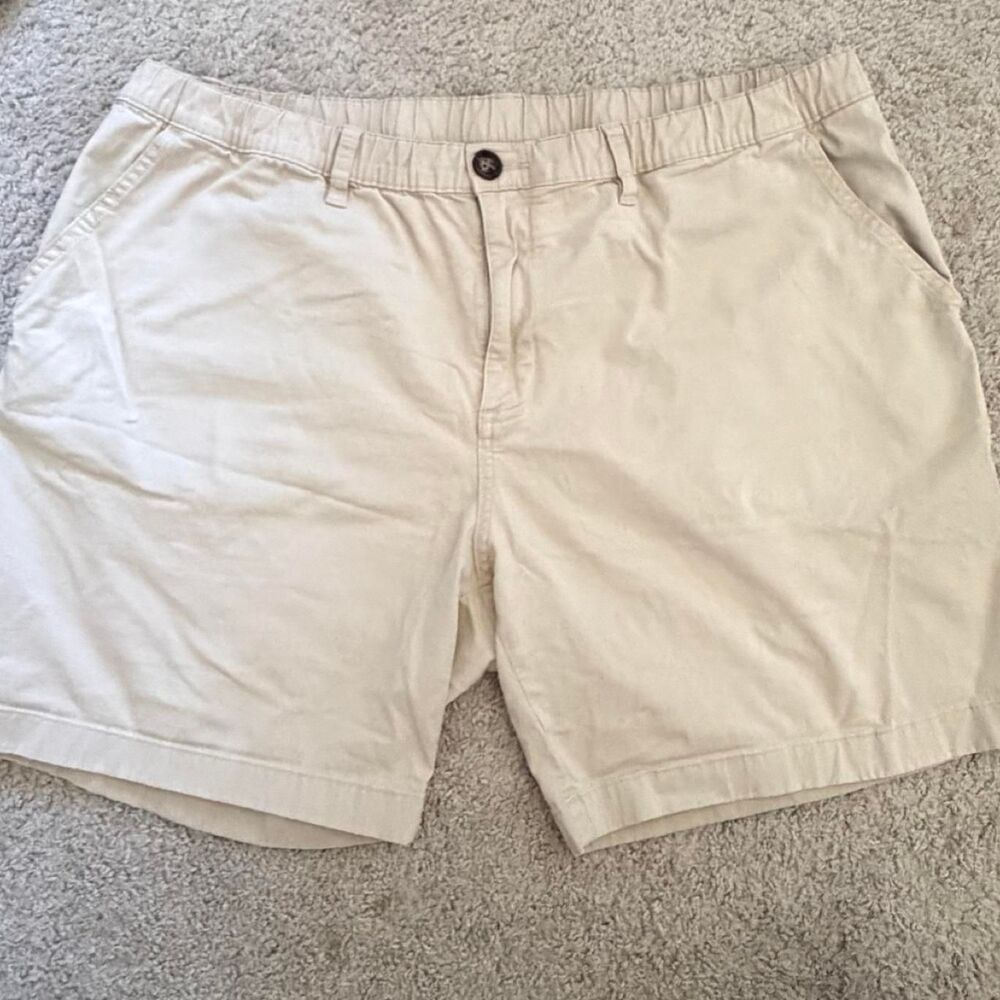 Chubbies Men's Cream and Tan Shorts